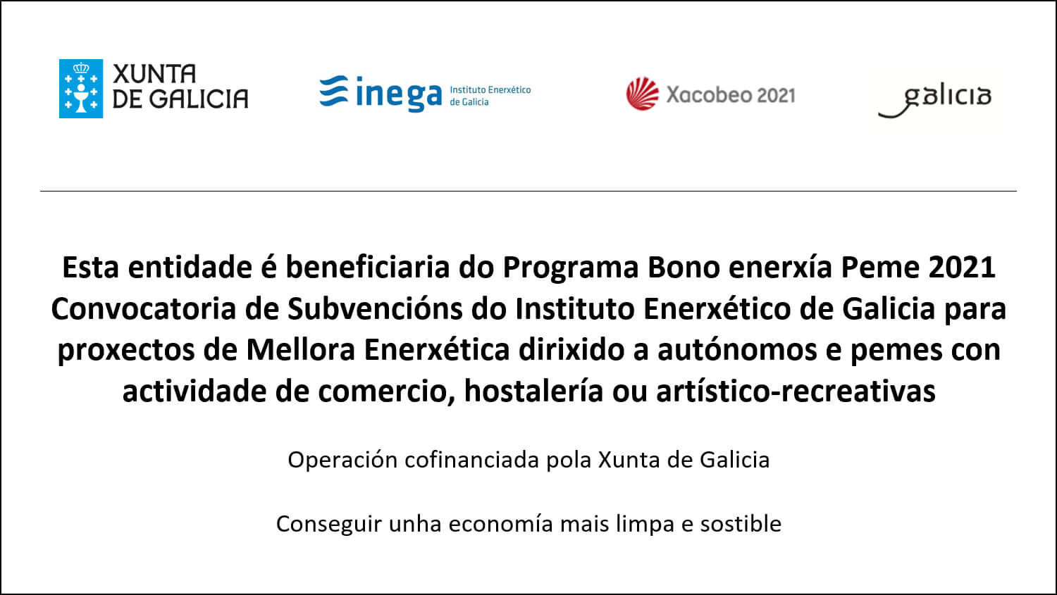 Cartel Xunta